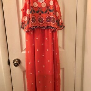 Hints of Floral Maxi Dress